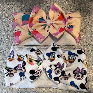 Minnie Mouse & Peppa Pig Character Bow Headbands for Kids  (6-12 month Infant)